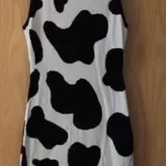 fashion brand company - pink leopard see-through dress - mini turtle neck - - Picture 4 of 4